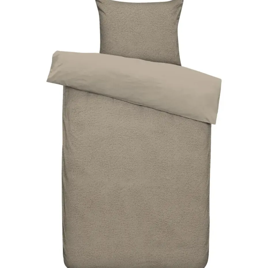 Dekbedovertrek Teddy Favorite Fuzzle - bruin- 140x220 cm