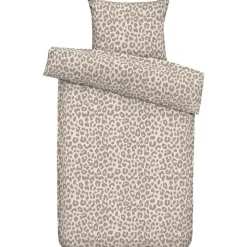 Dekbedovertrek Tobias - zand/taupe - 140x200/220 cm