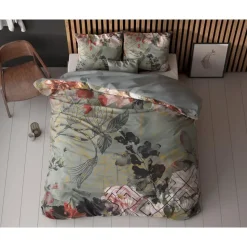 Dekbedovertrek Triangle Nature 240x220 – Zacht & Ademend – Incl. 2 Kussenslopen