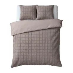 Dekbedovertrek 240x220 – Furry Check Design & Zacht Warm Fleece