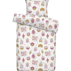 Dekbedovertrek Yara - roze - 140x200/220 cm