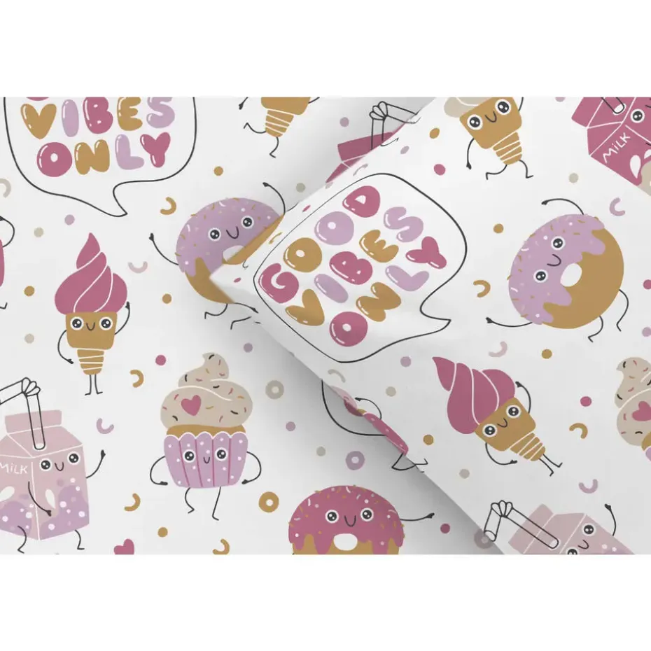 Dekbedovertrek Yara - roze - 140x200/220 cm