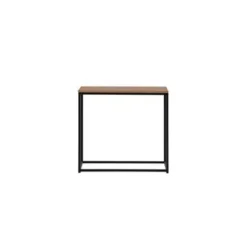 DELANO - Consoletafel - Donkere houtkleur - MDF