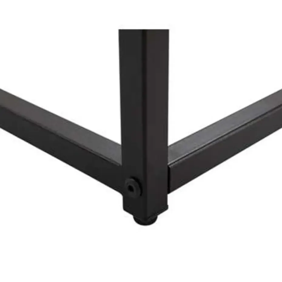 DELANO - Consoletafel - Donkere houtkleur - MDF