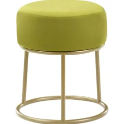 DELCO - Hocker - Groen - Fluweel