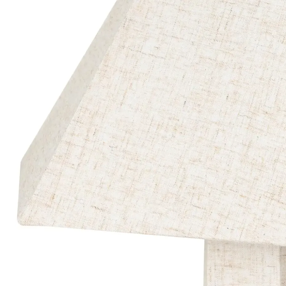 DEMBI - Staande lamp - Lichtbeige - Stof