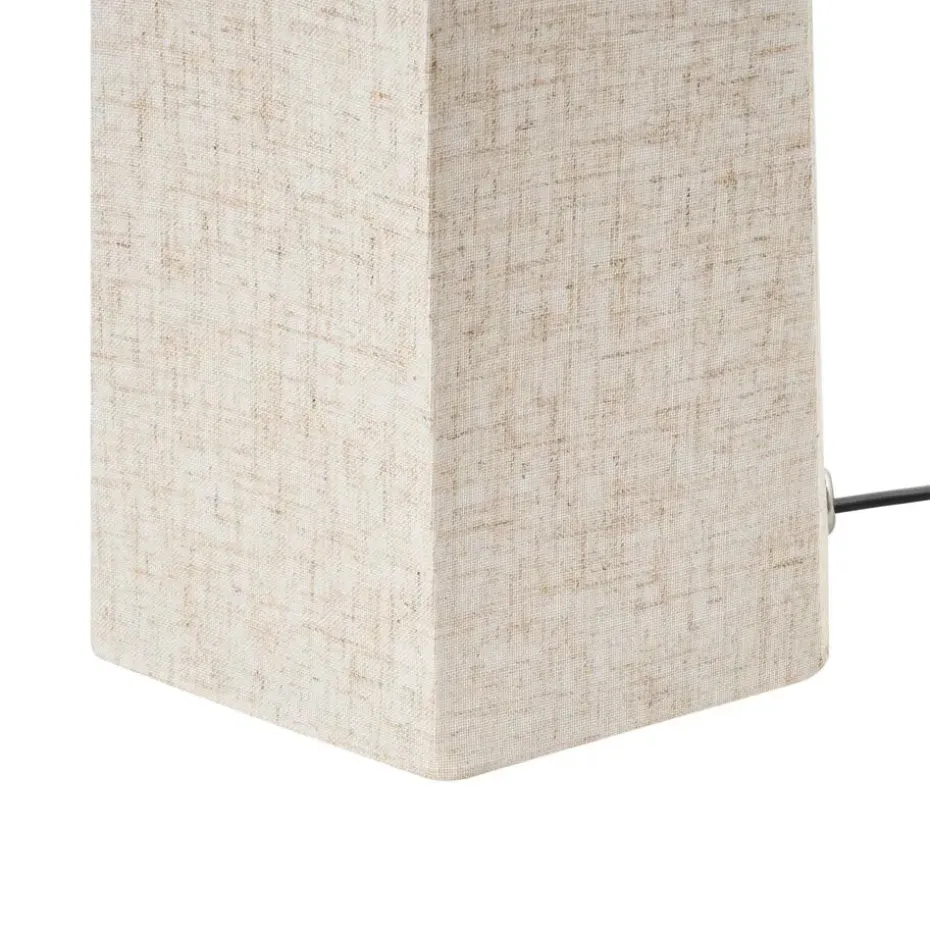 DEMBI - Staande lamp - Lichtbeige - Stof