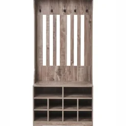 DENILIQUIM - Schoenenkast - Donkerbruin - Hout