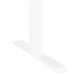 DESTINES - Elektr bureau - Wit/Lichtbruin - 160 x 72 cm - Vezelplaat