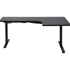 DESTINES - Elektrisch bureau - Zwart - Rechtszijdig - Vezelplaat