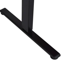 DESTINES - Elektrisch bureau - Zwart/Wit - Rechtszijdig - Vezelplaat