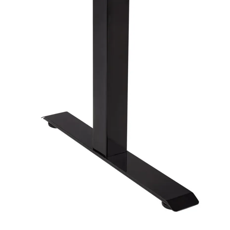 DESTINES - Sta-bureau - Zwart/Lichtbruin - 120 x 72 cm - Vezelplaat