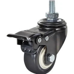 DESTINES - Zwenkwielen set van 4 - Zwart