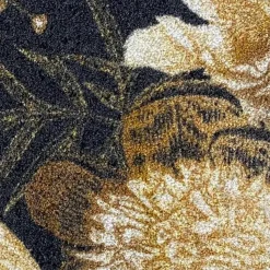 Deurmat Golden Bouqet antraciet - 40x60 cm