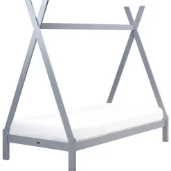 DEVAY - Kinderbed - Grijs - 90 x 200 cm - Grenenhout