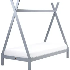 DEVAY - Kinderbed - Grijs - 90 x 200 cm - Grenenhout