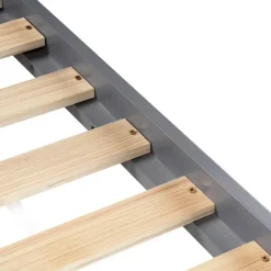 DEVAY - Kinderbed - Grijs - 90 x 200 cm - Grenenhout