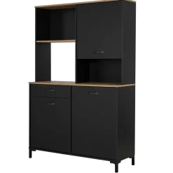 Diagone Microgolfkast Manchester - 119 x 41 x 180 cm - Helvezia Oak-design