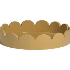 Dienblad Scallop - oker - Ø25 cm