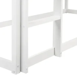 DIENNE - Kinderbed - Wit - 90 x 200 cm - Dennenhout