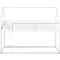 DIENNE - Kinderbed - Wit - 90 x 200 cm - Dennenhout