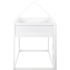 DIENNE - Kinderbed - Wit - 90 x 200 cm - Dennenhout