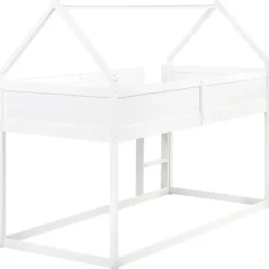 DIENNE - Kinderbed - Wit - 90 x 200 cm - Dennenhout
