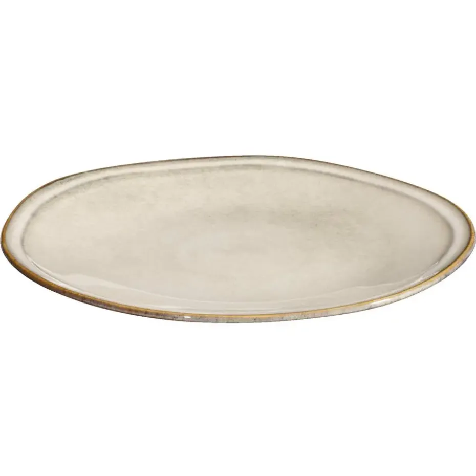 Dinerbord Anna - beige - stoneware - Ø27 cm
