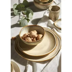 Dinerbord Anna - beige - stoneware - Ø27 cm