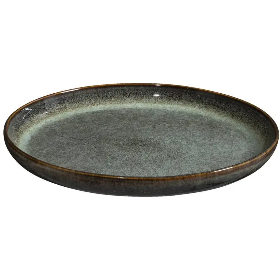Dinerbord Emma - groen - stoneware - Ø27 cm