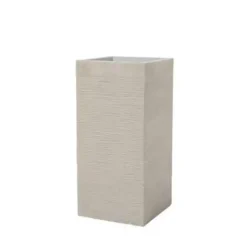 DION - Bloempot - Lichtbeige - Klei-vezelmengsel