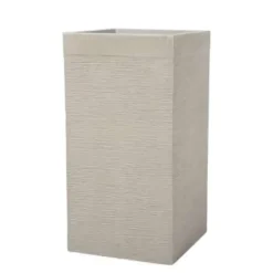 DION - Plantenbak - Lichtbeige - 40 cm - Klei-vezelmengsel