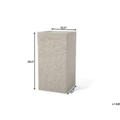 DION - Plantenbak - Lichtbeige - 40 cm - Klei-vezelmengsel