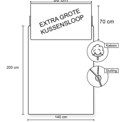 Disney Frozen Dekbedovertrek Sneeuwvlokje - Eenpersoons - 140 x 200 cm - Katoen