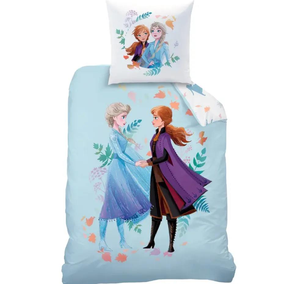 Disney Frozen Dekbedovertrek Sisters - Eenpersoons - 140 x 200 cm - Katoen
