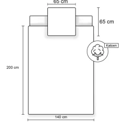 Disney Lilo & Stitch Dekbedovertrek Heart - Eenpersoons - 140 x 200 - Katoen