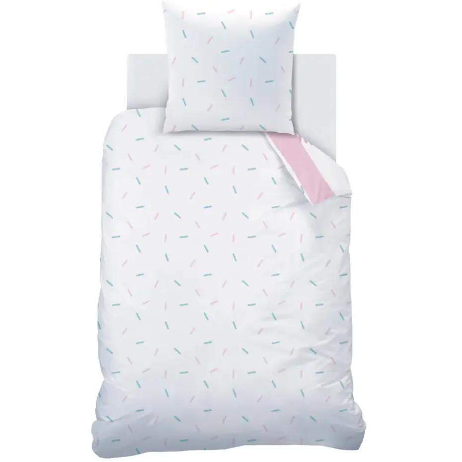 Disney Lilo & Stitch Dekbedovertrek Stripes - 140 x 200 cm - Katoen