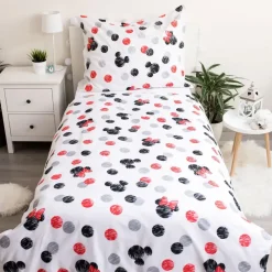 Disney Minnie & Mickey Mouse Dekbedovertrek, Love - 140 x 200 cm - Katoen