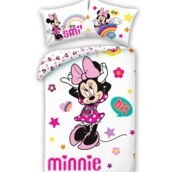 Disney Minnie Mouse Dekbedovertrek, Smile - Eenpersoons - 140 x 200 cm - Katoen