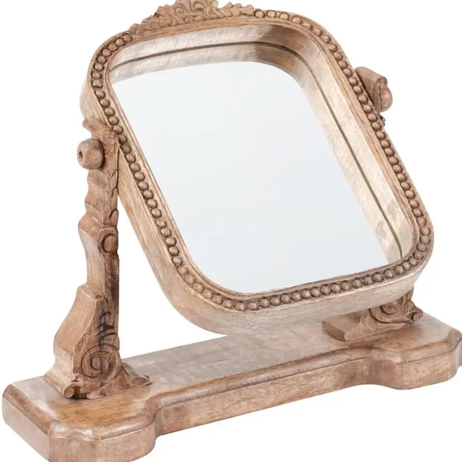 DISZNA - Make-upspiegel - Bruin - Mangohout