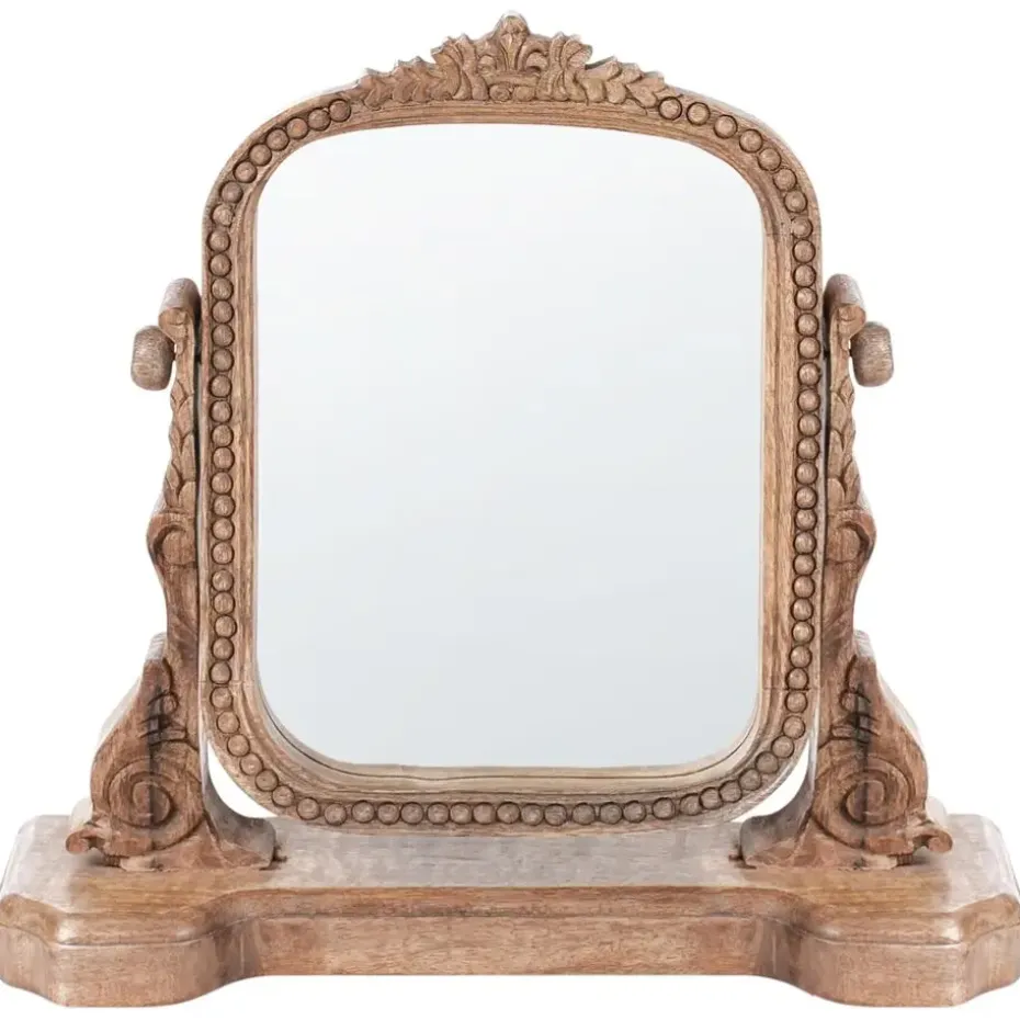 DISZNA - Make-upspiegel - Bruin - Mangohout