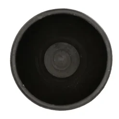 DK Design Bloempot model Maya - verweerd zwart - D32xH35cm - rustiek