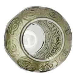 DK Design boeket vaas Circle - glas - olijfgroen - 15 x 25 cm