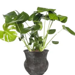 DK Design plantenpot - antraciet - voor kamerplant - 34 x 34 cm