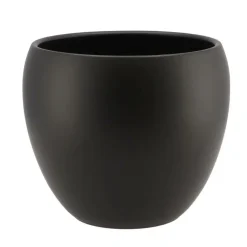 DK Design plantenpot - Vinci - zwart mat - D19 x H22 cm