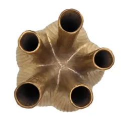 DK Design vaas Aglio - tulpenvaas - XL -mat goud - D26 x H35 cm