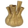 DK Design vaas Aglio - tulpenvaas - goud mat - D20 x H25 cm