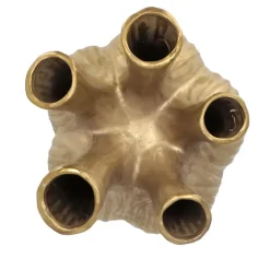 DK Design vaas Aglio - tulpenvaas - goud mat - D20 x H25 cm