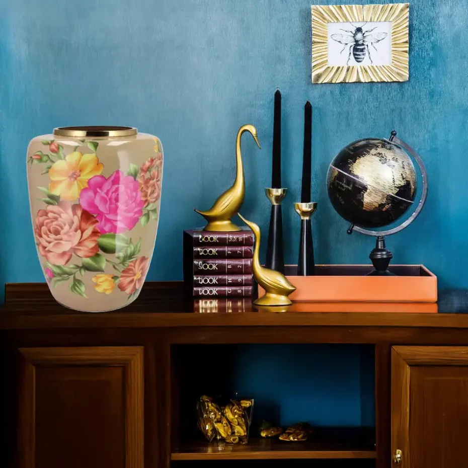 DK Design Vaas Flower Bouquet - taupe - D33 x H45 cm