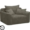 Draaibare Loveseat Elsa - stof Eden - mokka